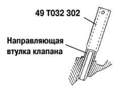 Установка маслоотражательного колпачка