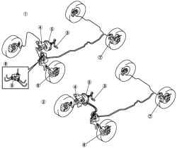 Тормозной контур автомобиля Мazda 6