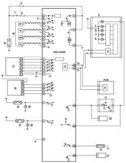 Монтажная схема системы DSC HU / CM блока PCM автомобиля Мazda 6