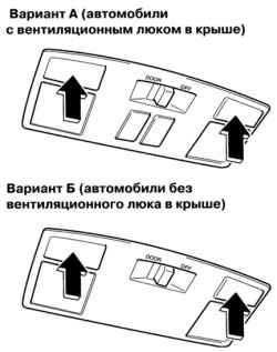 Плафон индивидуального освещения